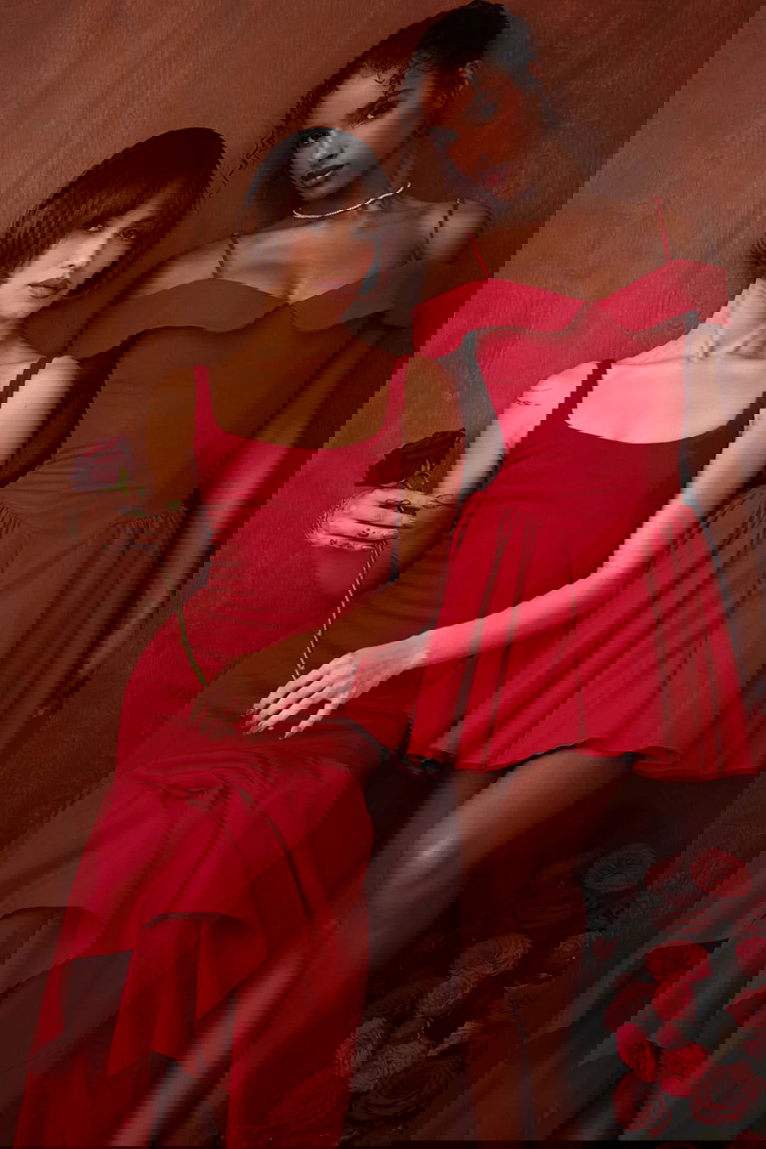 Vestido Curto Vermelho Modelador Off Shoulder Modelo Bollate