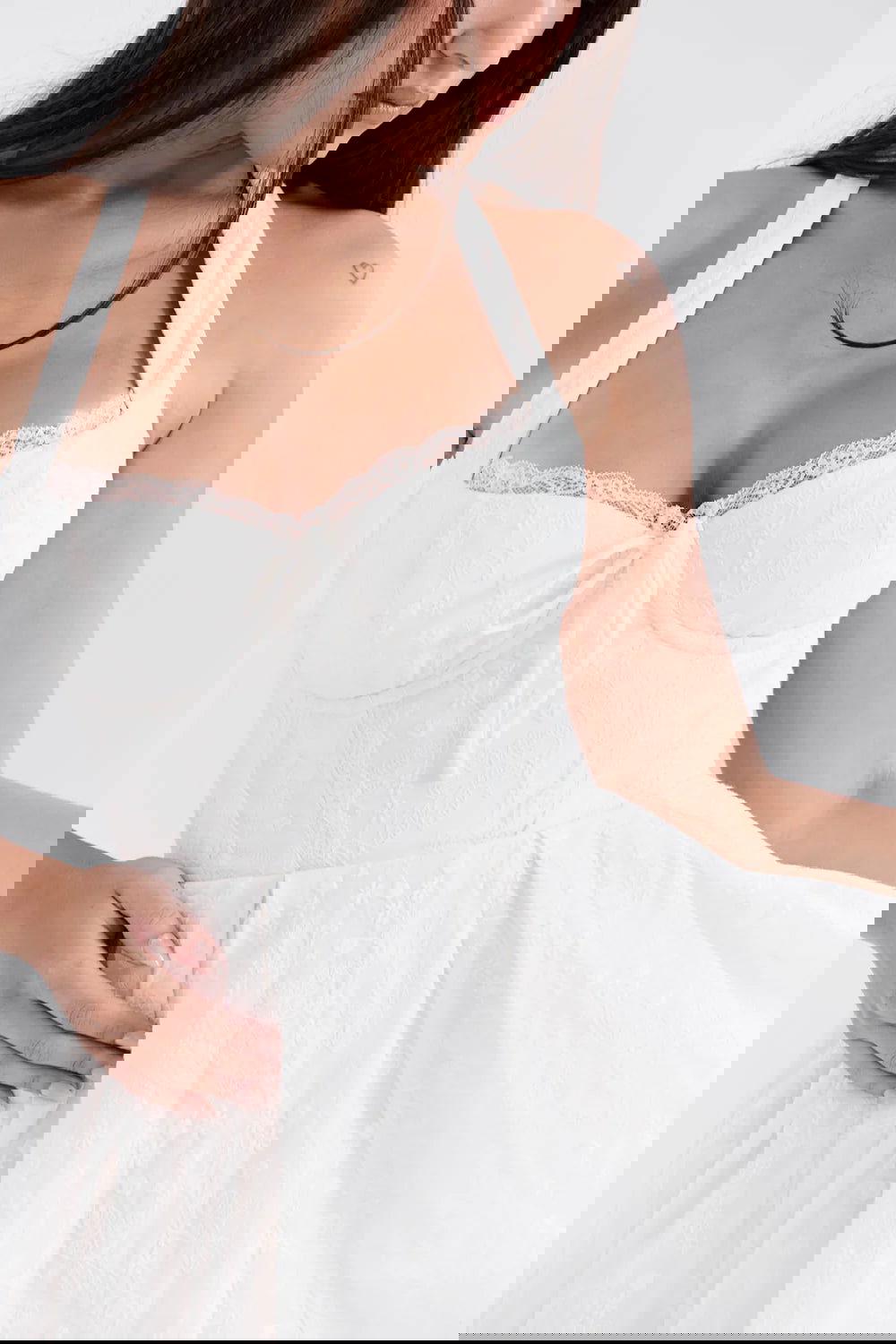 Vestido Curto de Algodão Modelo Campania