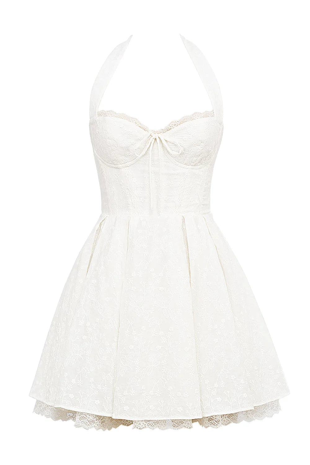Vestido Curto de Algodão Modelo Campania