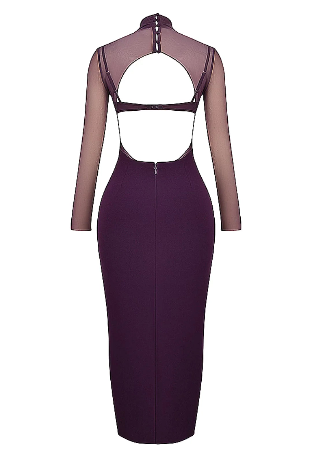 Vestido Longo Para Festas Roxo Modelo Alcamo