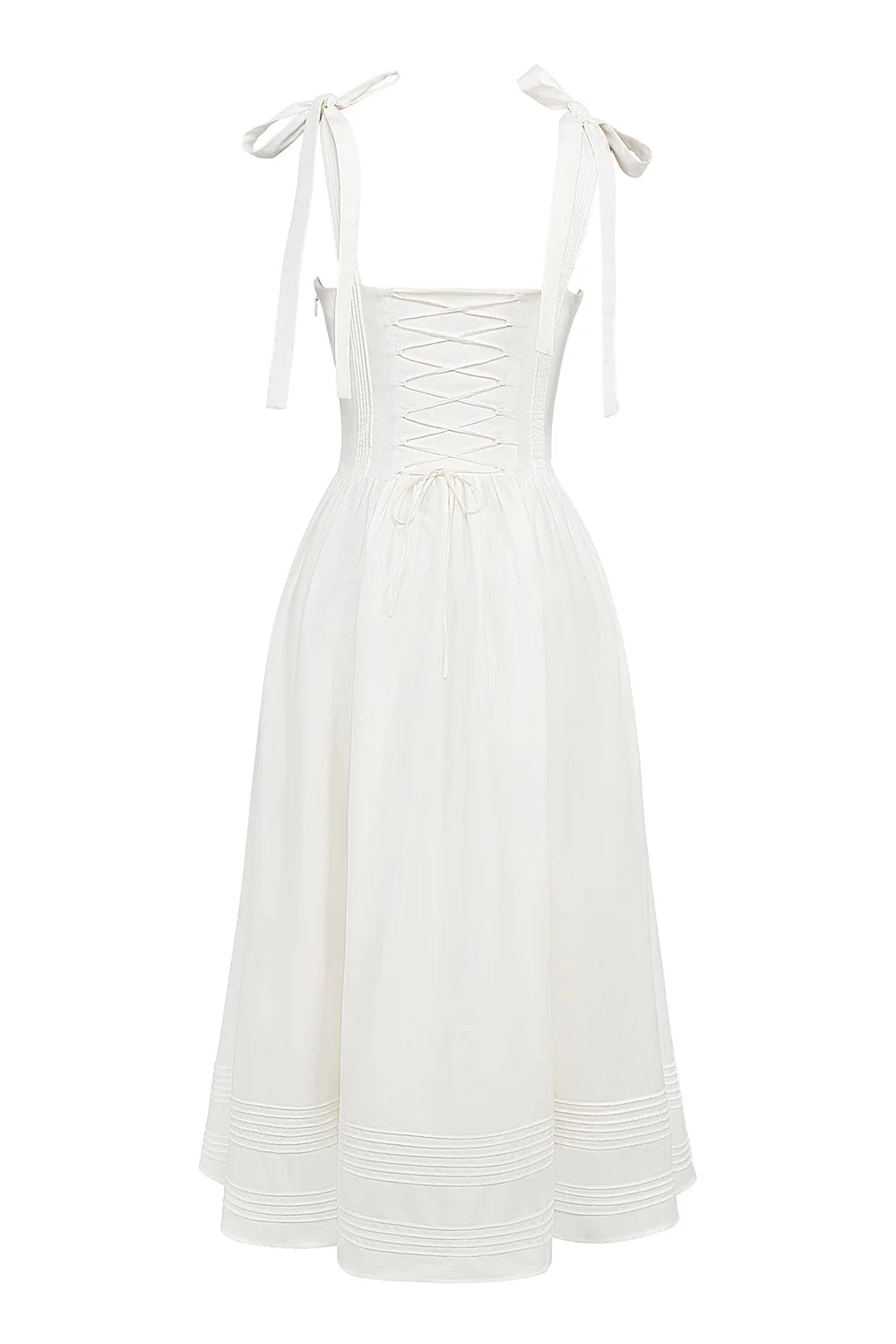 Vestido Midi Branco Cittadella