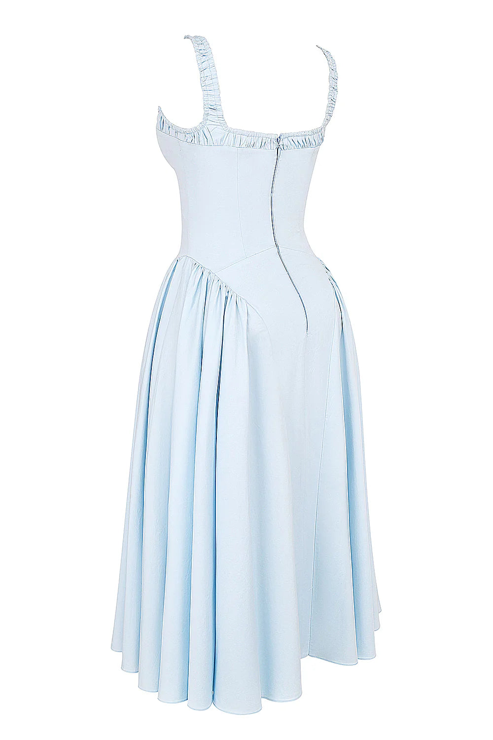 Vestido Midi Azul Cinderela Moncalieri