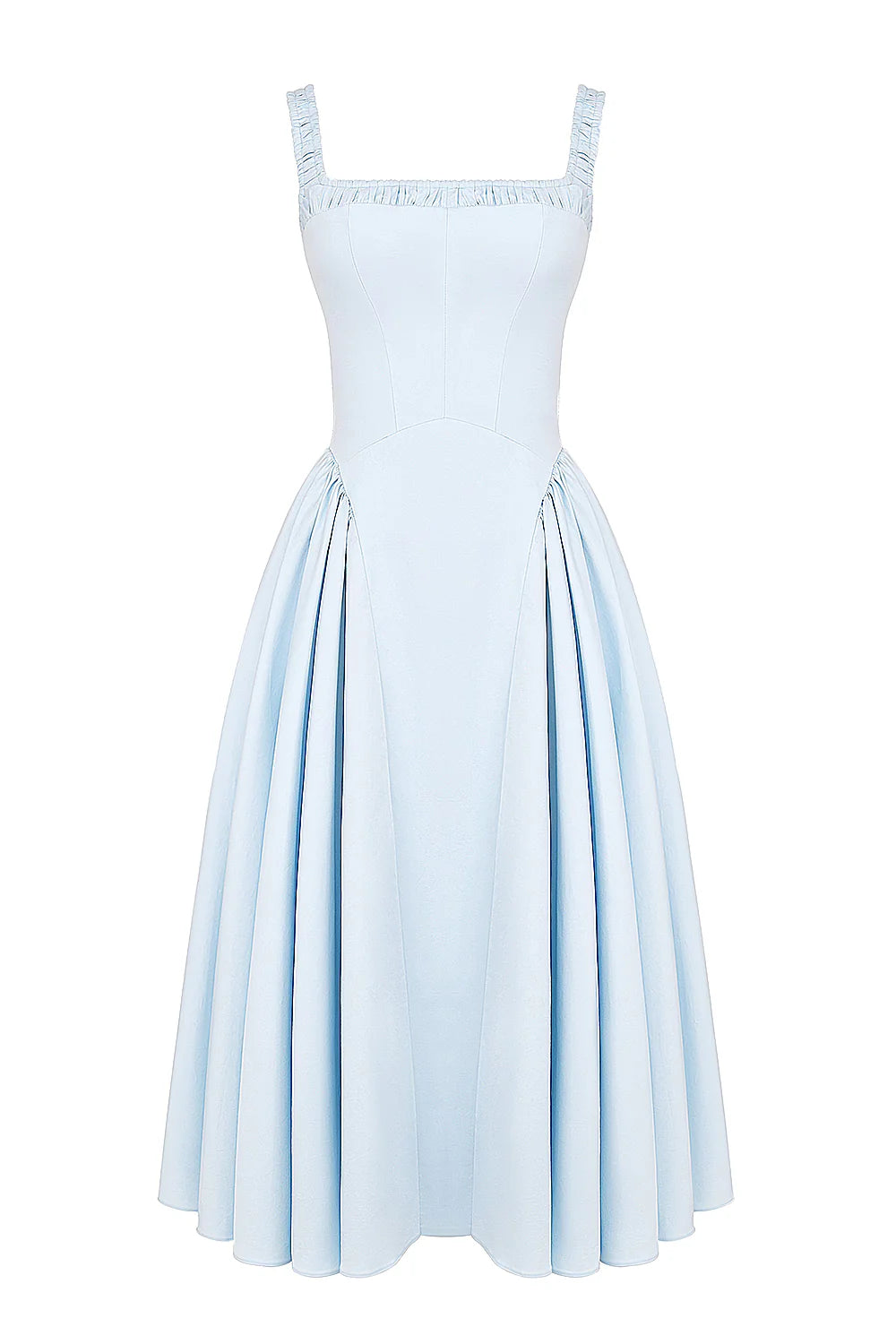 Vestido Midi Azul Cinderela Moncalieri