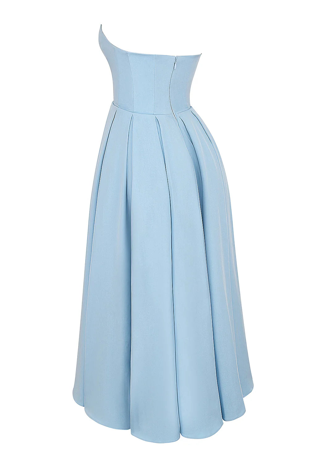 Vestido Midi Azul Bari