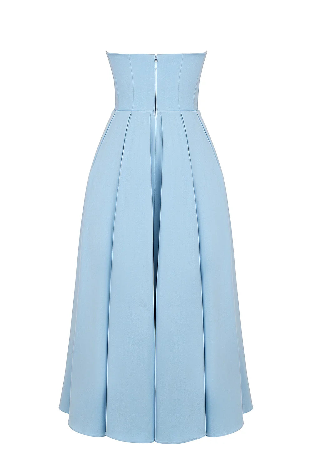 Vestido Midi Azul Bari