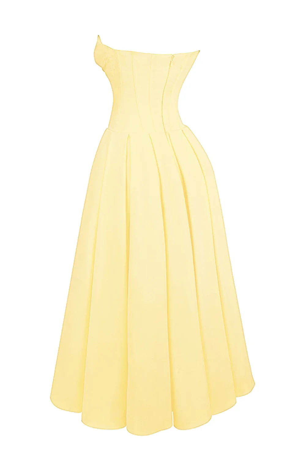 Vestido Midi Amarelo Trezzano