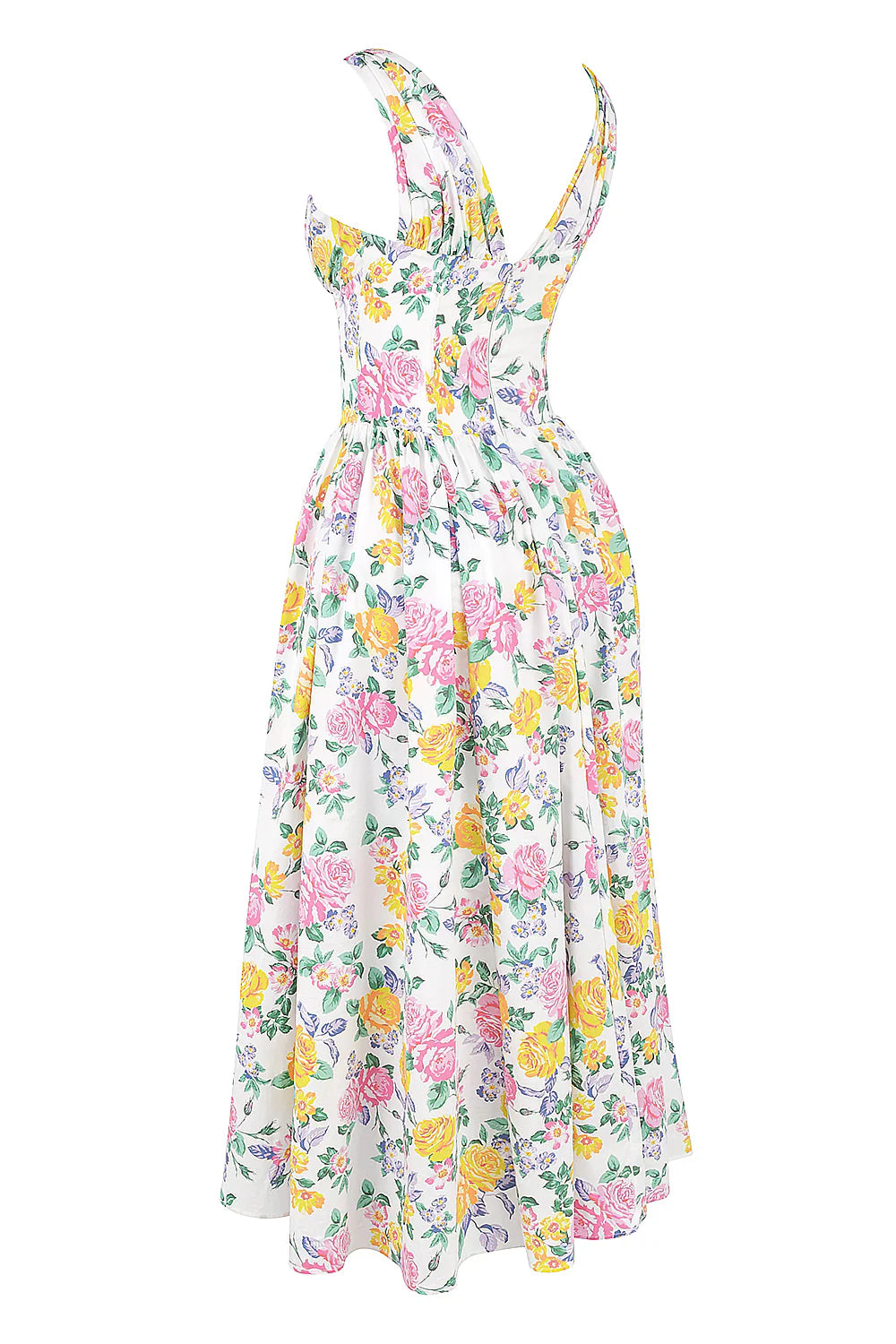 Vestido Midi Floral Naviglio