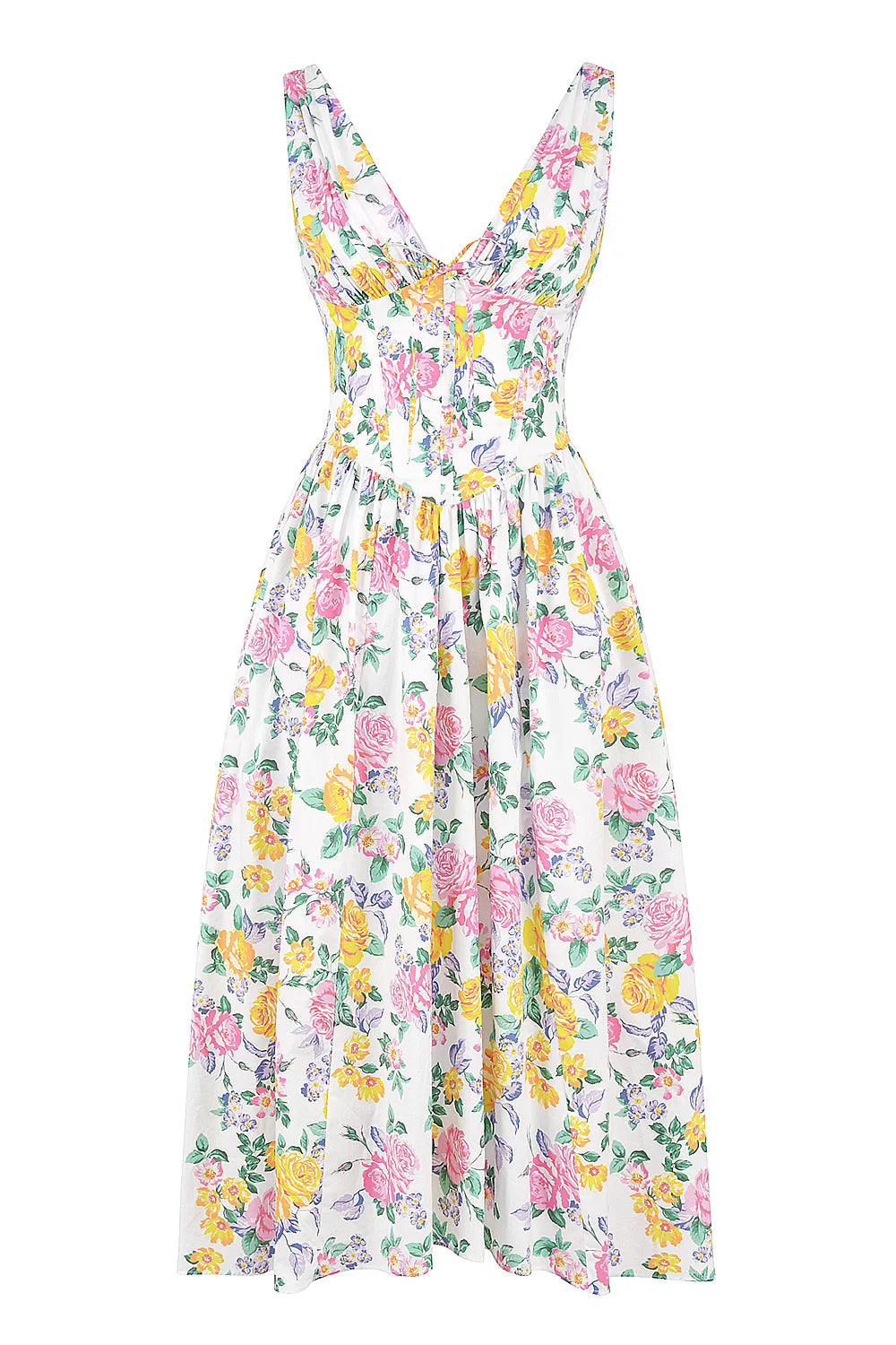 Vestido Midi Floral Naviglio