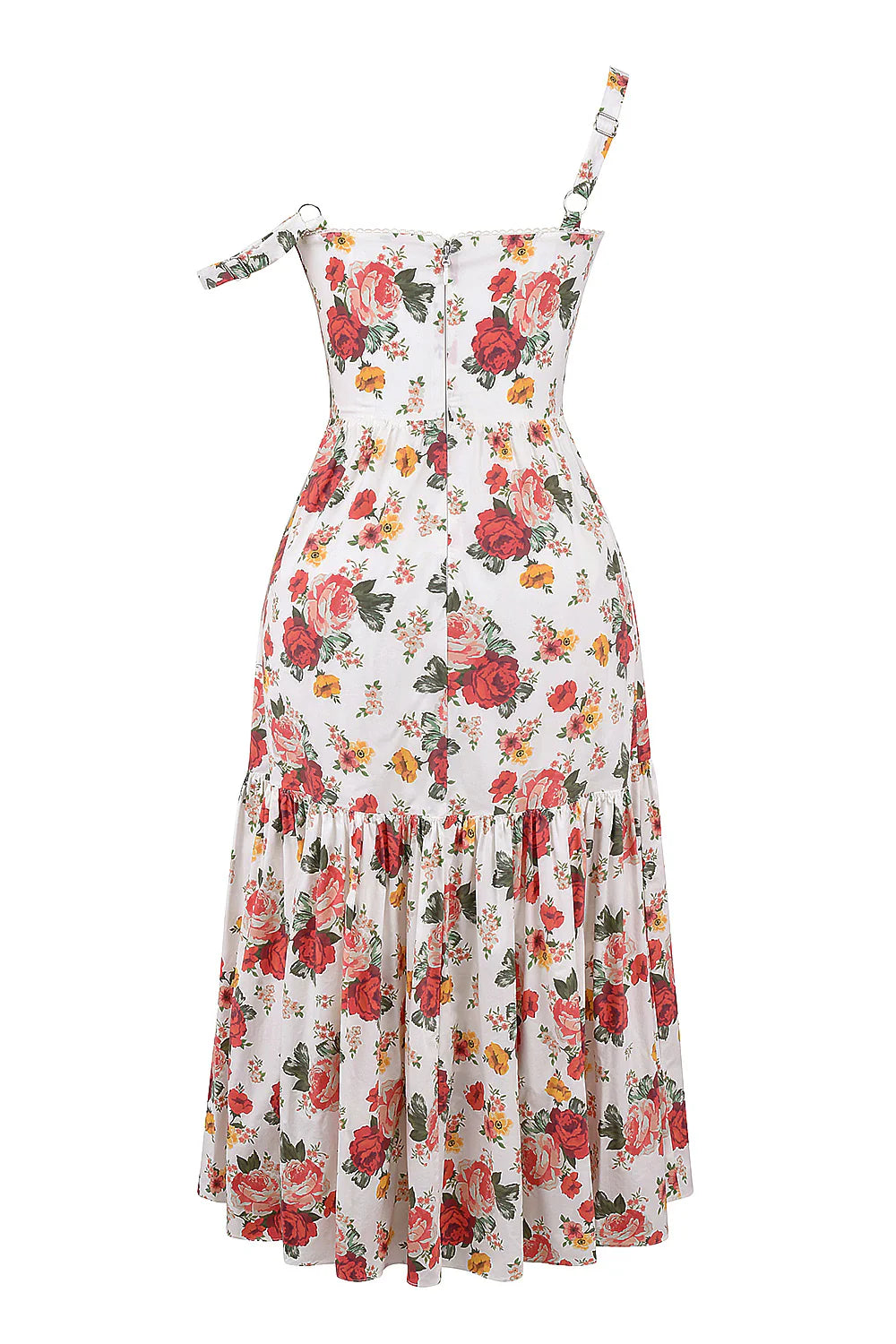 Vestido Midi Floral Mugnano