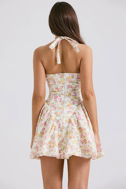 Vestido Curto Modelador Com Alça Vintage Modelo Orvieto