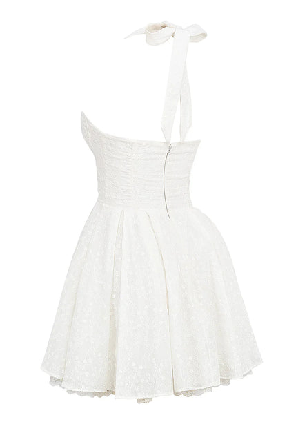 Vestido Curto de Algodão Modelo Campania