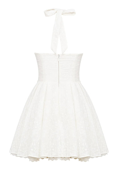 Vestido Curto de Algodão Modelo Campania