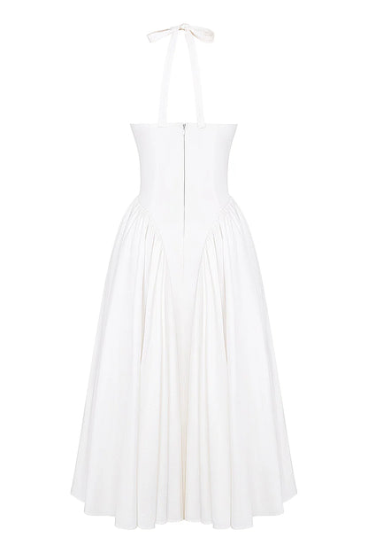 Vestido Midi Branco Urbino