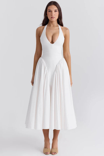 Vestido Midi Branco Urbino