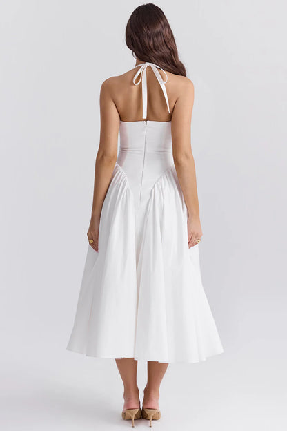 Vestido Midi Branco Urbino