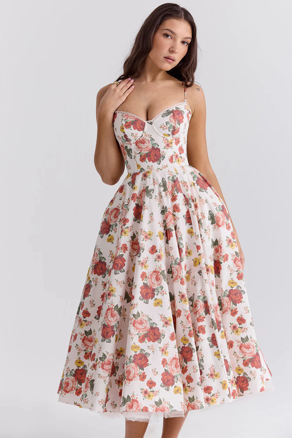 Vestido Midi Floral Empoli