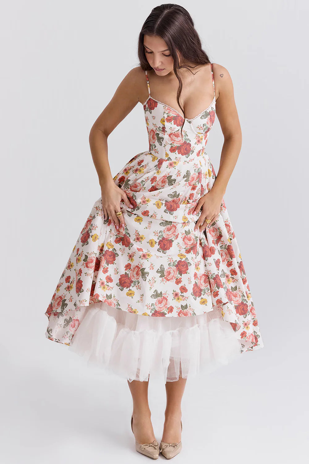 Vestido Midi Floral Empoli