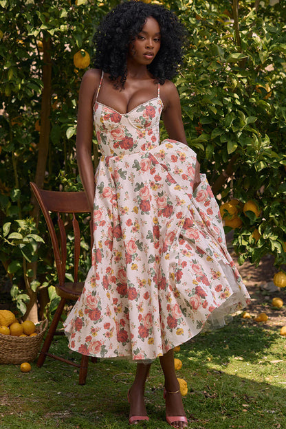 Vestido Midi Floral Empoli